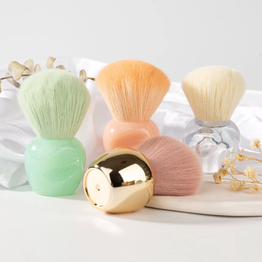 Pincéis de maquiagem individuais para blush